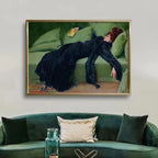 Ritratto di Donna Decadente di Ramon Casas - Arte da Parete
