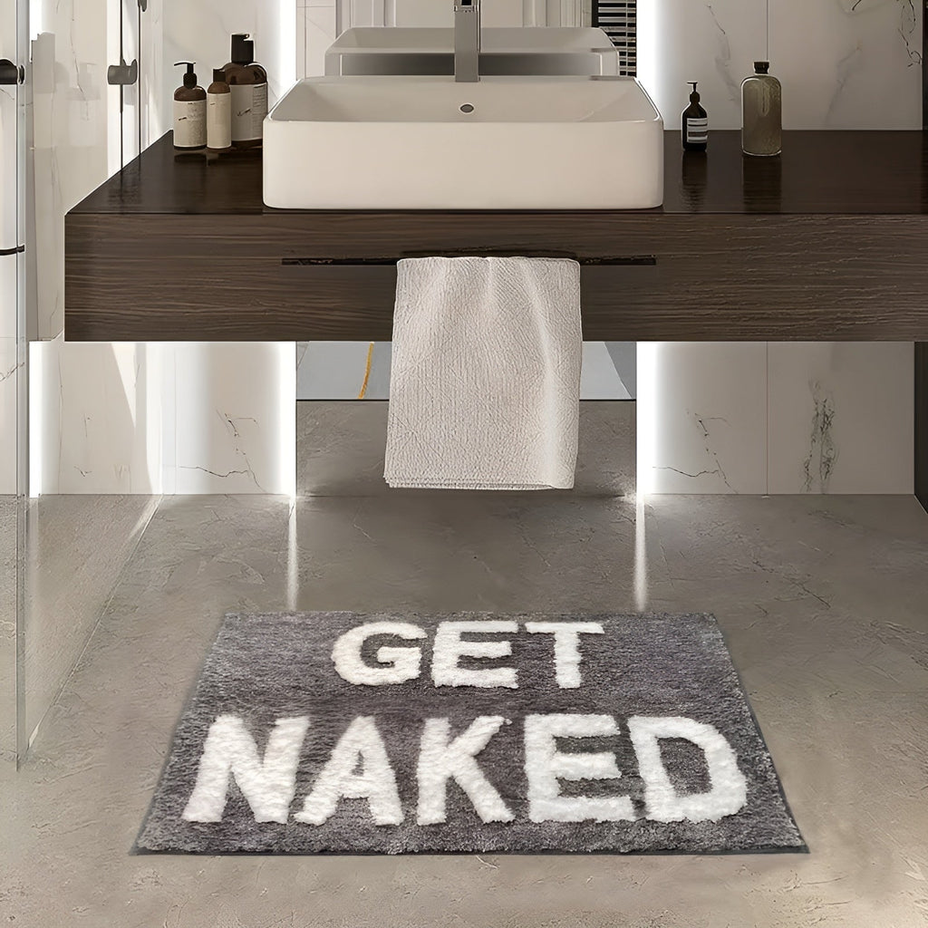 Tappetino da Bagno Morbido e Peluche – Confortevole e Particolarmente Assorbente | Decorativo per Bagni e Docce