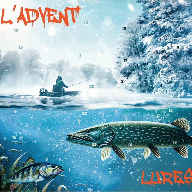 🎣 24 Giorni di Sorprese di Pesca – Il Regalo di Natale Perfetto per i Pescatori