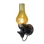 Applique da parete antica a kerosene 1 luce Retro