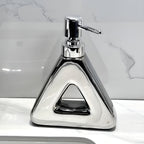 Dispenser di Sapone in Ceramica – Elegante e di Alta Qualità | Ricaricabile per Sapone Liquido e Gel Doccia in Bagno