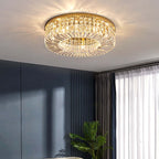 Kristy Lampada da Soffitto in Metallo/Cristallo di Lusso