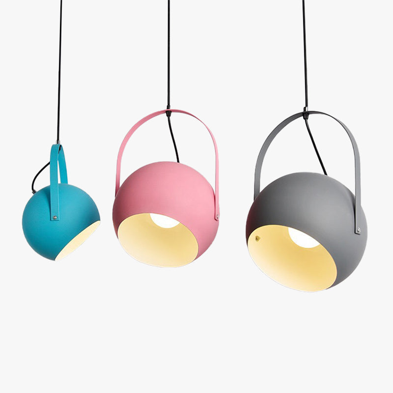 Valentina Metallo LED Colorate Sferica Lampada a Sospensione per Camera da Letto