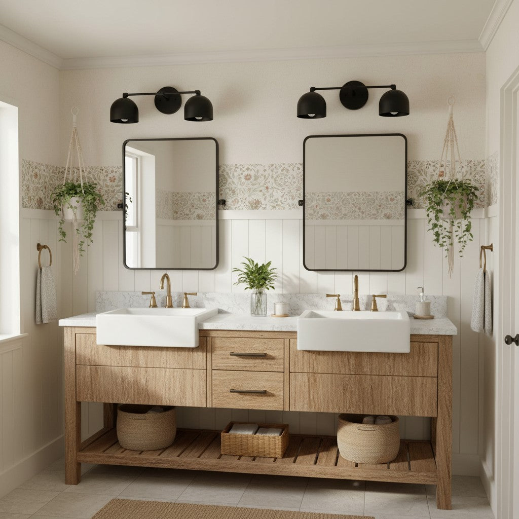 Applique da Parete in Ottone Chroma Dome per Bagno Moderno