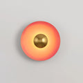 Lampada da Parete in Ferro a Disco Moderno