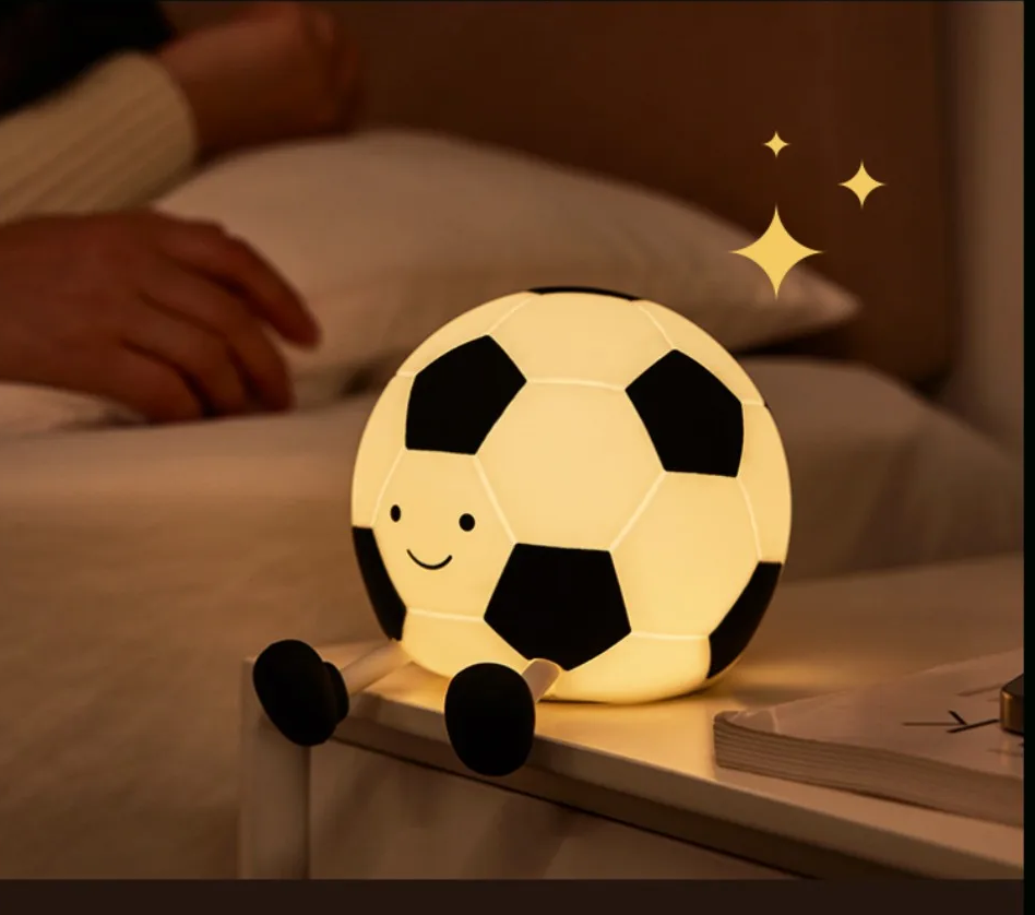 GlowKick Lampada Notturna a Forma di Calcio