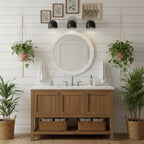 Applique da Parete in Ottone Chroma Dome per Bagno Moderno
