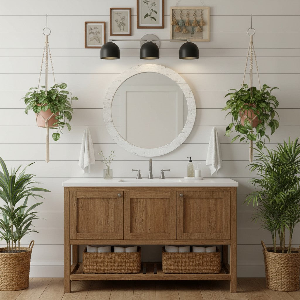 Applique da Parete in Ottone Chroma Dome per Bagno Moderno