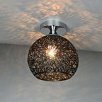 Moderno Lampadario a Cupola Colorato con 1 Luce