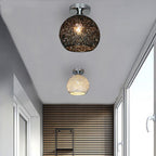 Moderno Lampadario a Cupola Colorato con 1 Luce