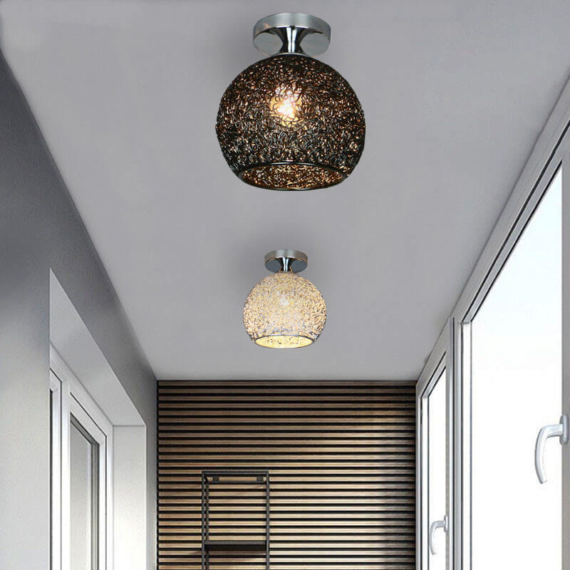 Moderno Lampadario a Cupola Colorato con 1 Luce