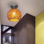 Moderno Lampadario a Cupola Colorato con 1 Luce