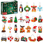 CraftVent | 24 Giorni di Natale Countdown Ornamenti Set da Costruzione Calendario dell'Avvento