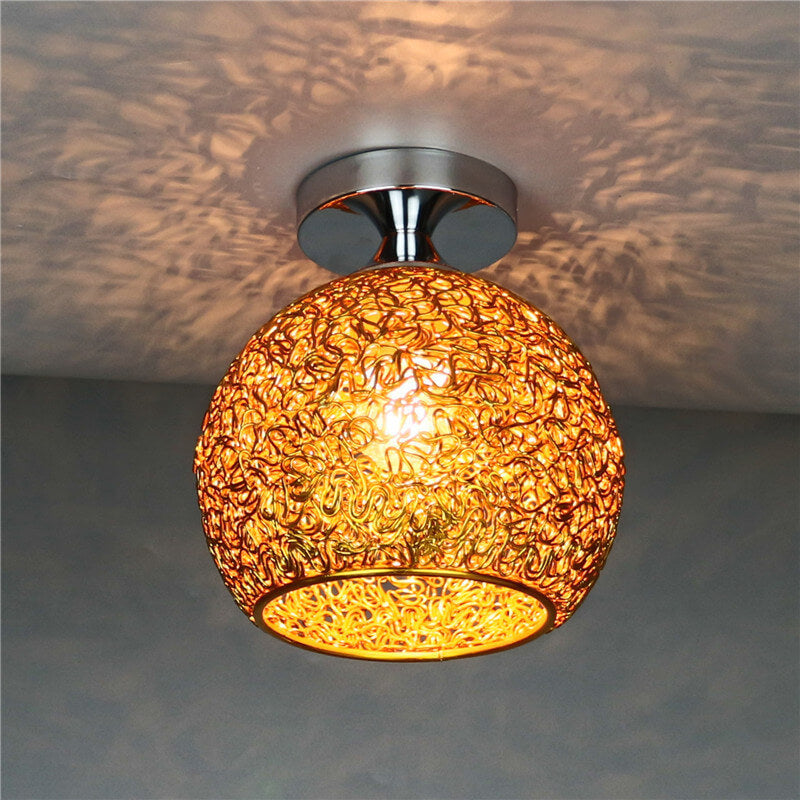 Moderno Lampadario a Cupola Colorato con 1 Luce