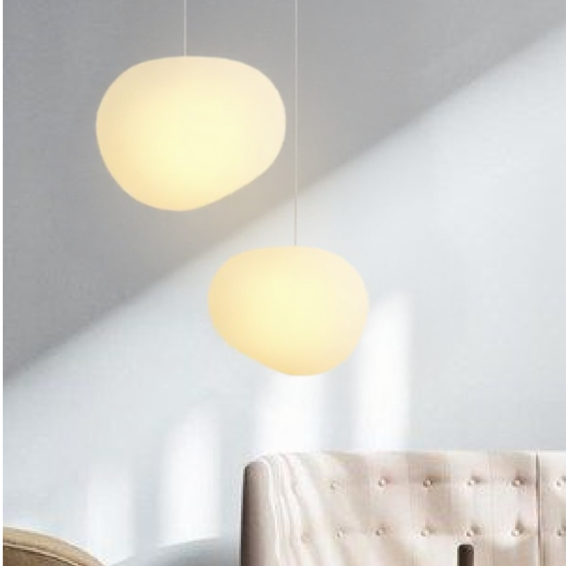 Lampada a Sospensione Nordic White Pebble
