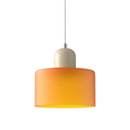 Lampada a sospensione in vetro – Elegante lampada cilindrica per ambienti accoglienti