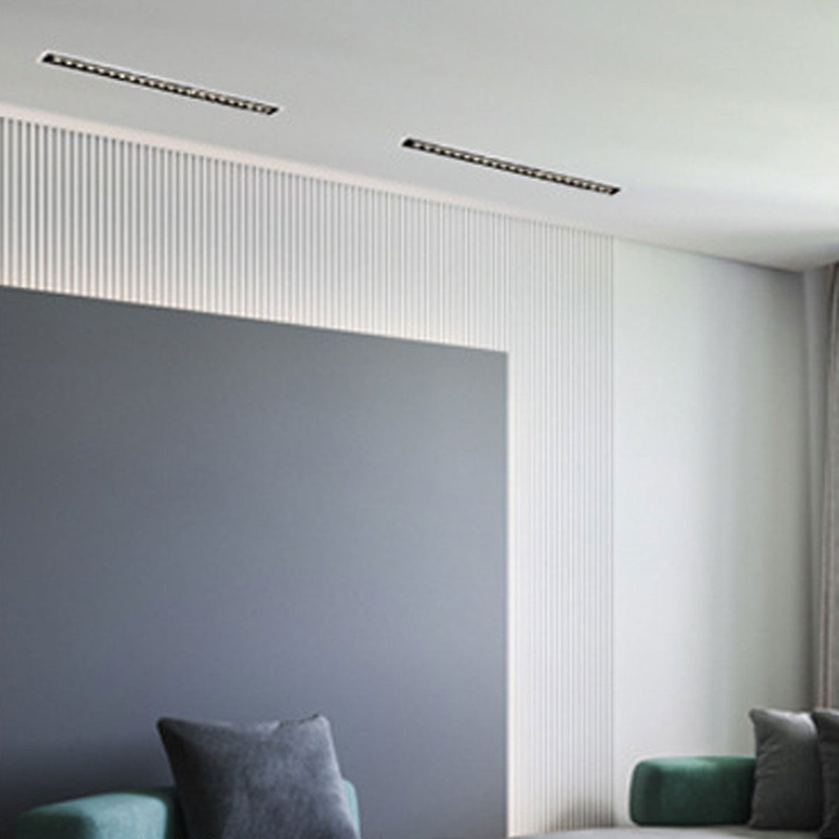 Faretto Lineare LED in Alluminio Minimalista Moderno da Soffitto