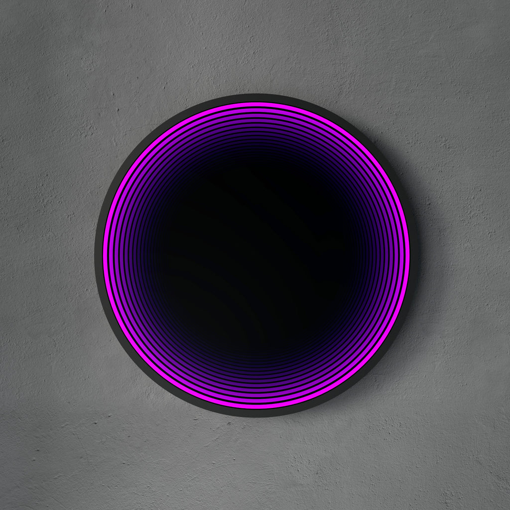 Specchio Circolare 3D con Luce