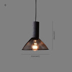 Xenith Lampada a Sospensione Industriale Cilindrica, Cemento/Metallo