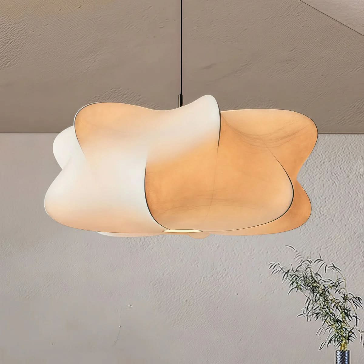 Lampada a Sospensione in Seta Glarefusion