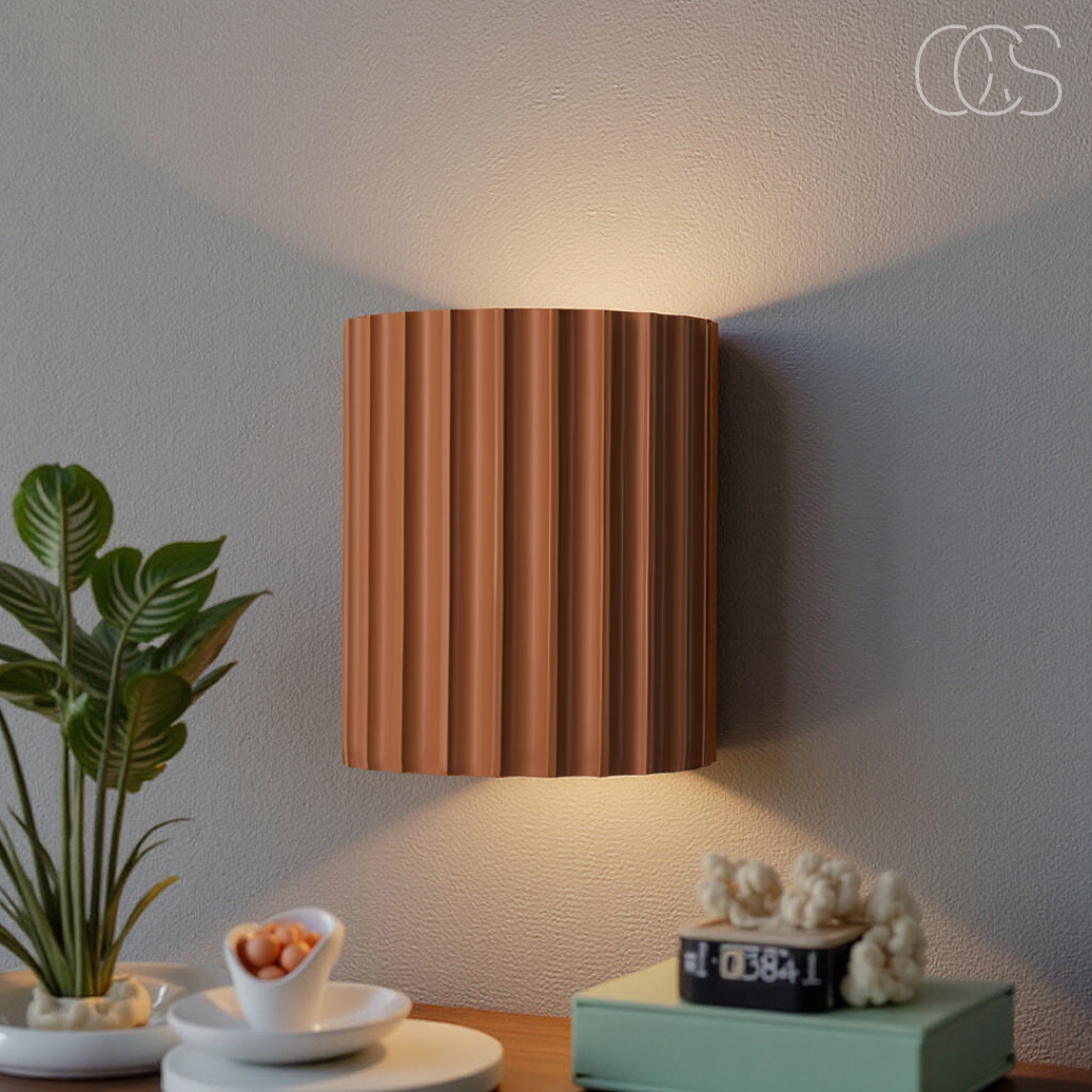 OCS - Lampada da Parete LED Minimalista - Luce Verso Il Basso & Verso L'Alto