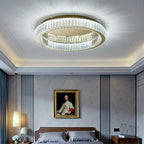Moderna Creativa Lampada da Soffitto Rotonda in Cristallo