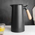 Caraffa Termica Isolata con Manico in Legno