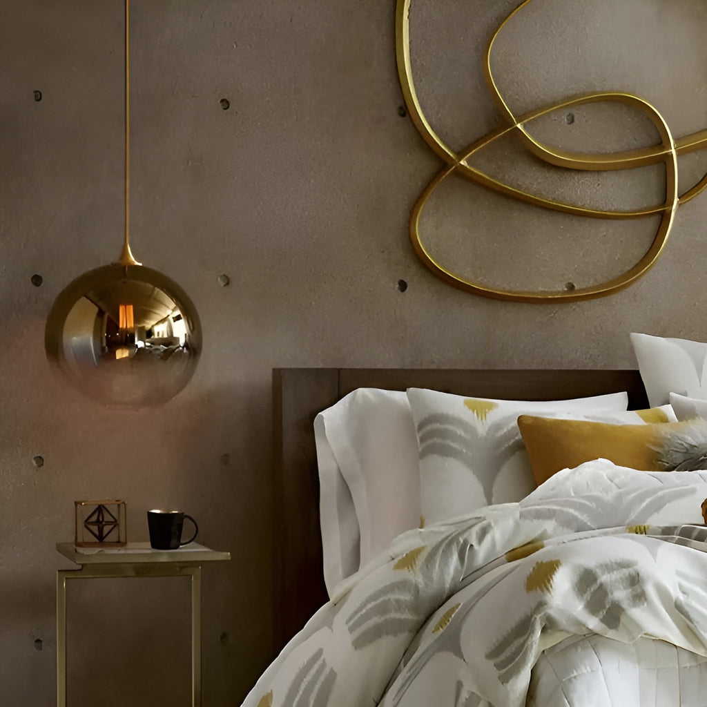 Lampada a sospensione in vetro industriale con LED – Moderna e decorativa | Ideale per cucine, sale da pranzo e bar