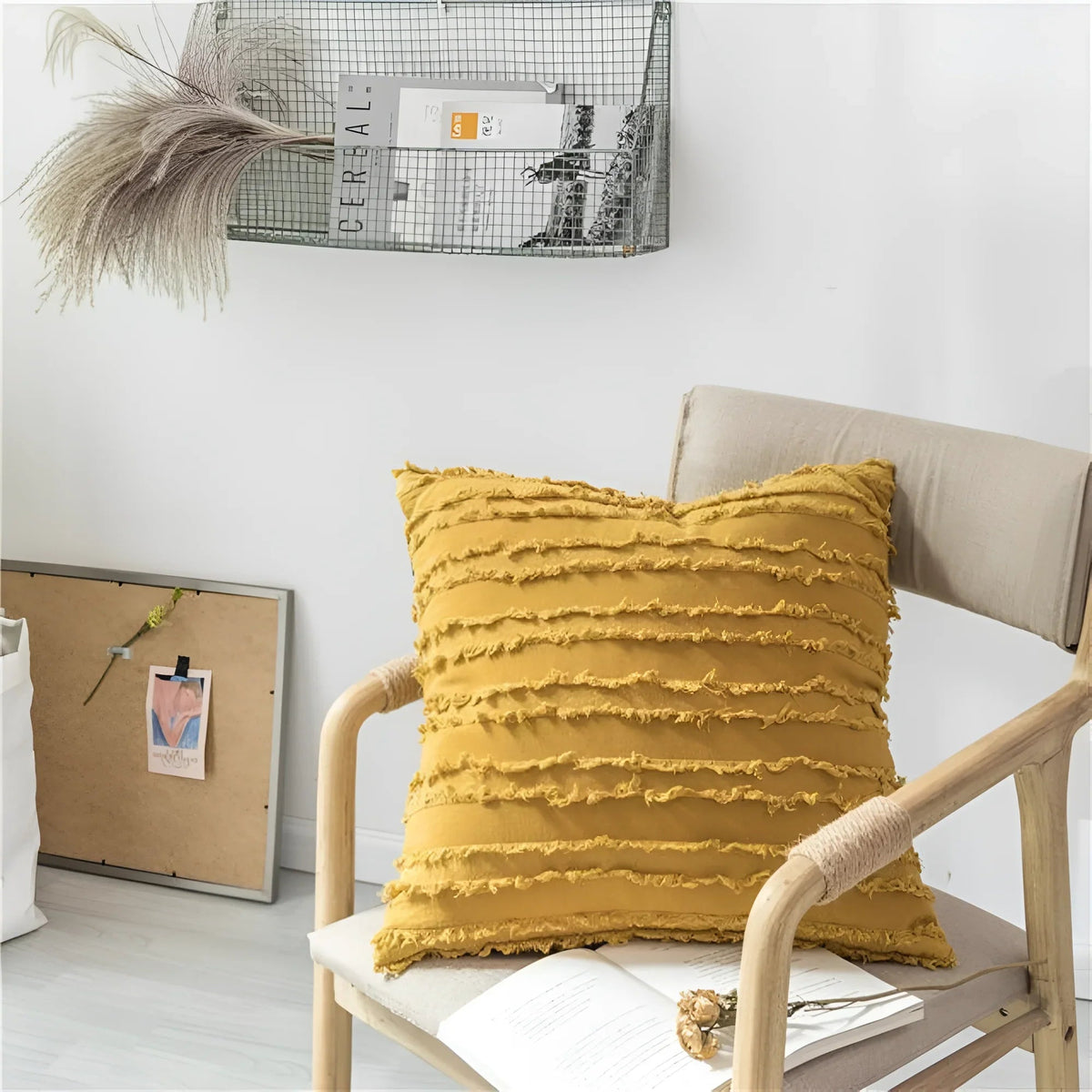 Copriletto Boho con Frange