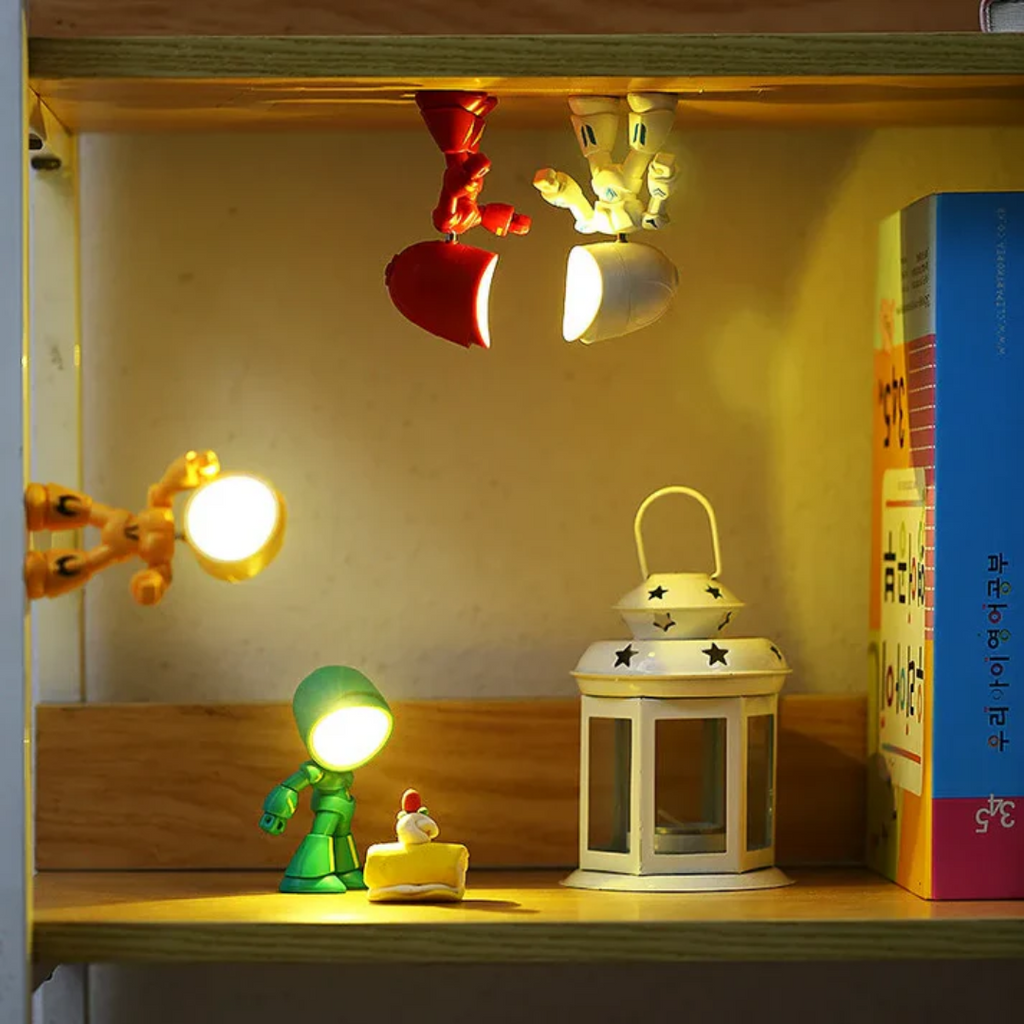 Lampada da Tavolo LED Ispirata ai Robot Moderna 1 Luce