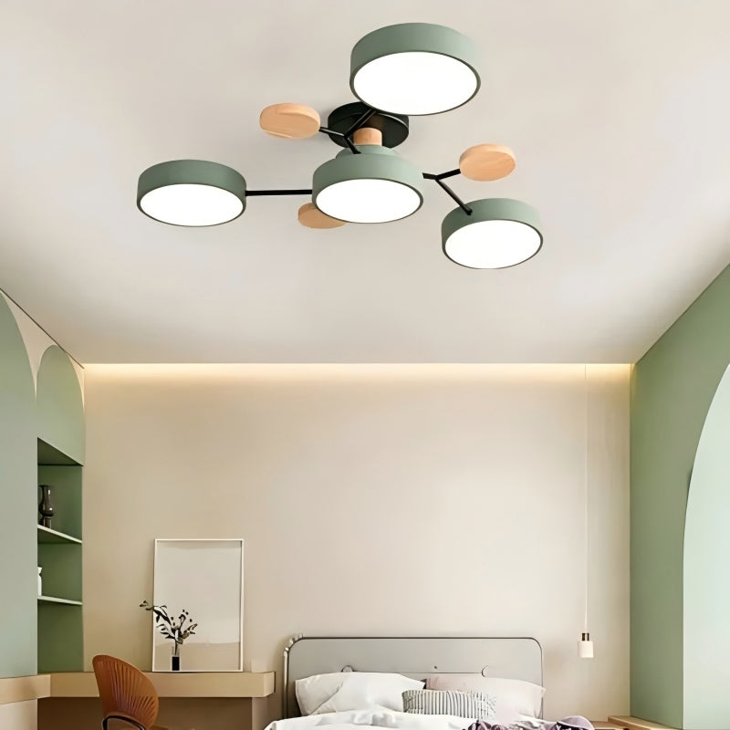 Lampada da soffitto LED circolare in acrilico