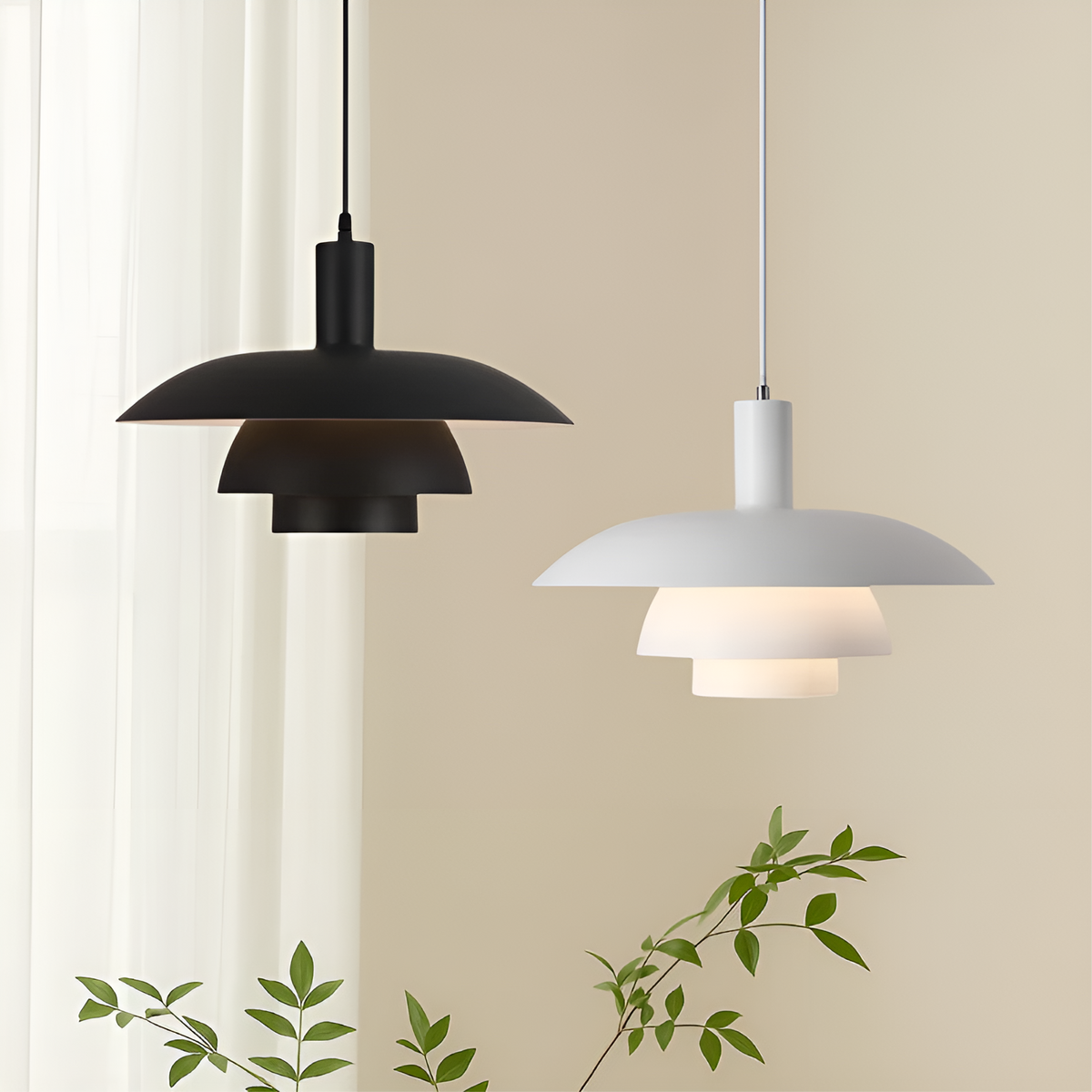Lampada a sospensione in design danese – Semplice e stilosa per sala da pranzo e soggiorno
