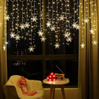 Illuminazione a LED per tende di Natale – Illuminazione decorativa e riutilizzabile per feste