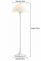 Lampada Panthella – Lampada da Tavolo Champignon di Metà Secolo con Luce Morbida Diffusa