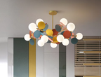 NatureGlow Lampadario a Rami Colorati