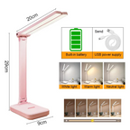 LumoFlex – Lampada da scrivania LED ricaricabile con controllo touch e design pieghevole