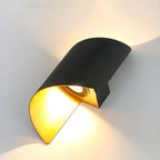 SpiralGlow Light - Lampada a parete LED a spirale in metallo impermeabile nordico