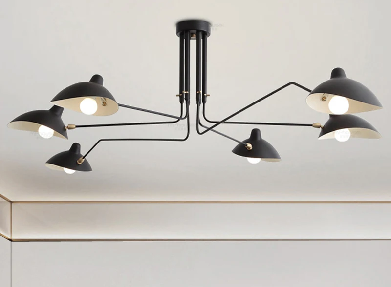 VoltLuxe Lampada a Sospensione Rotante e Lampada da Parete Industriale