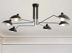 VoltLuxe Lampada a Sospensione Rotante e Lampada da Parete Industriale