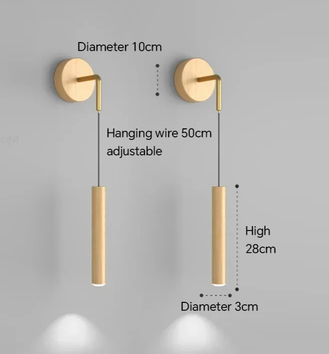 DINDALLED Lampada da Parete LED Moderna
