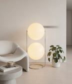 Lampada da Terra Halo Orb – Lampada di Design Moderna con Illuminazione Atmosferica