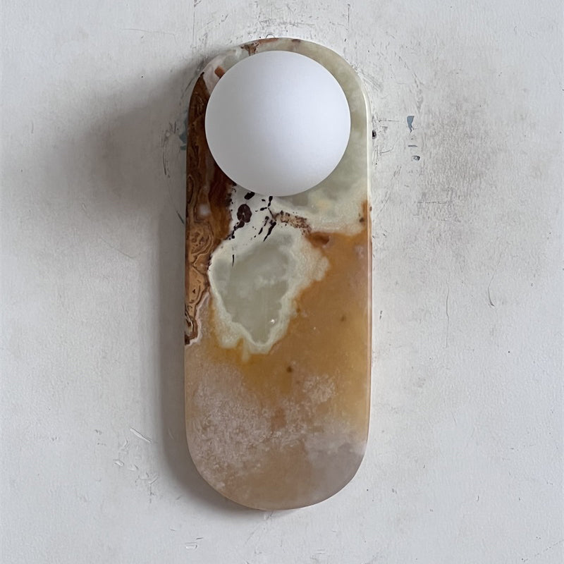 Lampada da Parete Lucie Onyx ∅ 10 cm x H 27 cm