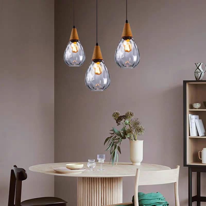 AuraDrop - Lampada a Sospensione LED Ispirata al Vintage con Design Elegante