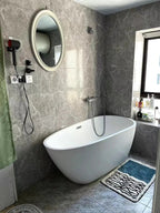 Tappetino da Bagno Antiscivolo con Motivo Astratto