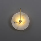 Kristy Alabaster Lampada da Parete LED Rotonda Iconica Circolare