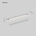 Arisha Moderni LED Applique Bianco Rettangolare Bagno Specchio Anteriore