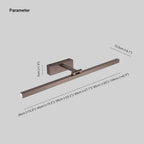 Arisha Specchio LED Rotabile Lampada da Parete Vanity, Metallo, Bagno