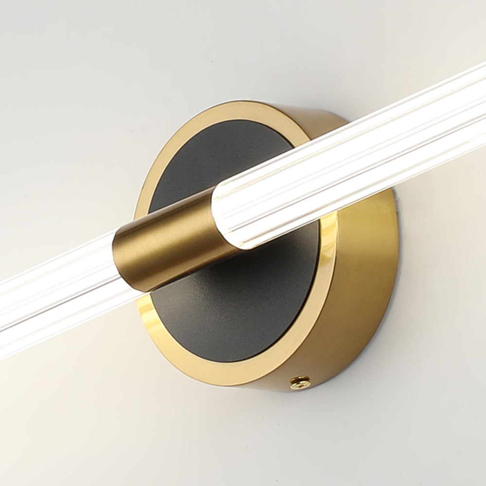 Lampada da Parete Frontale con Specchio Lineare Designer Arisha