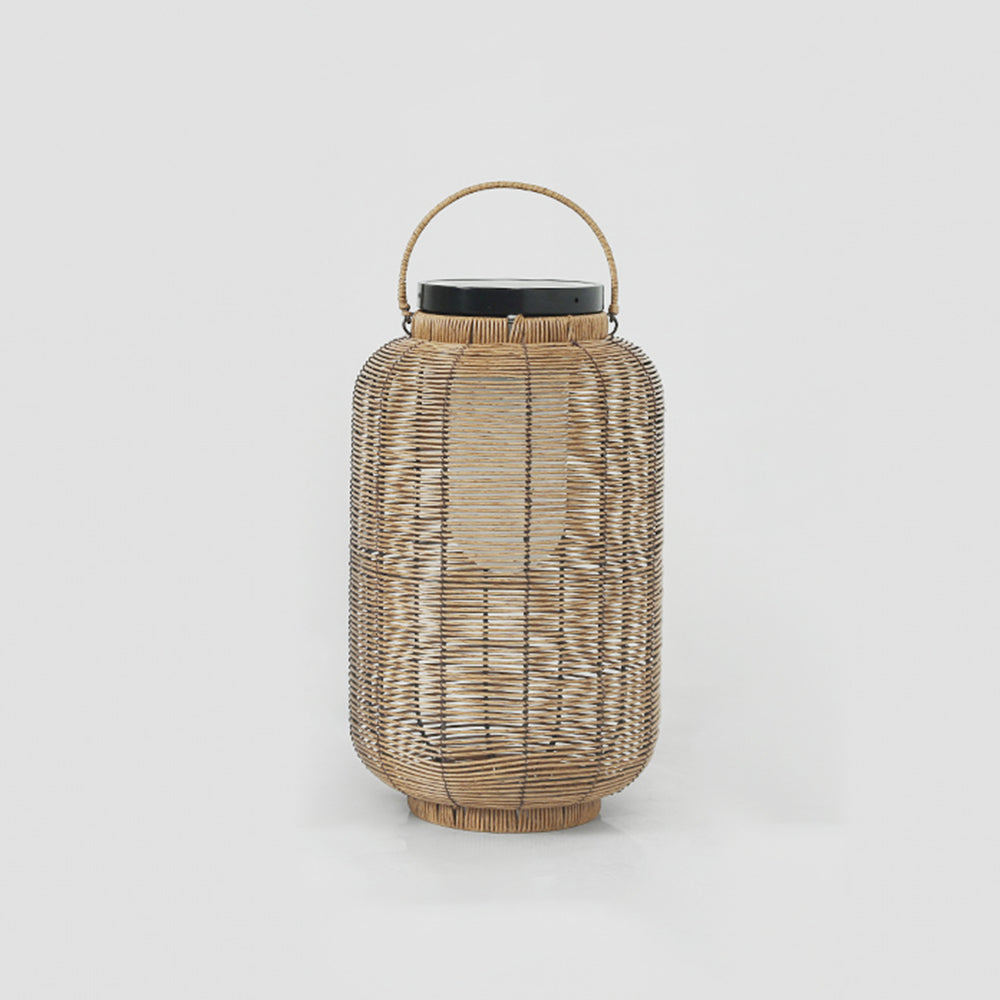 Ray Lanterna Retrò Solare Lampade da Esterno Metallo/Imitazione Rattan