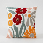 Cuscino Decorativo Floreale Design Botanico Moderno